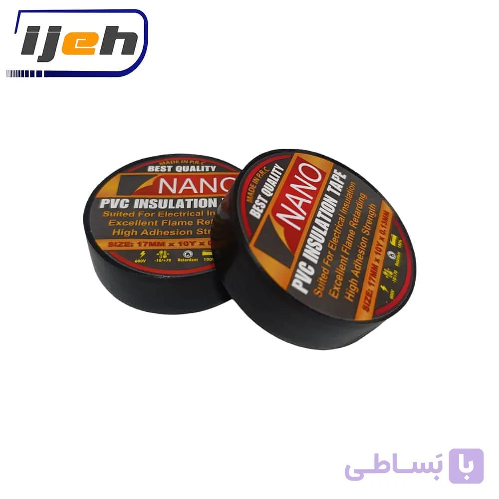 نوار چسب برق مشکی Black Pvc Electrical Insulation Tape — تصویر 1