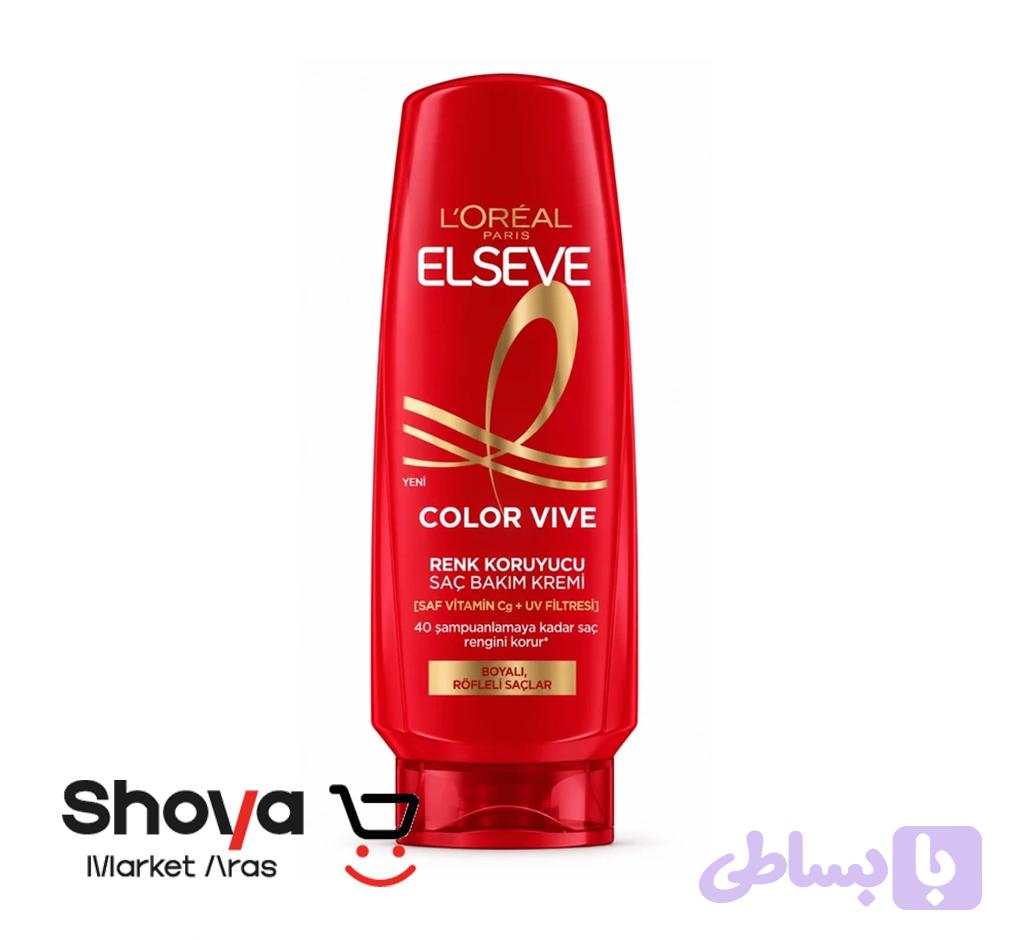 نرم‌کننده مو لورآل Loreal سری Elseve مدل Color Vive مناسب موهای رنگ‌شده حجم 250 میلی‌لیتر — تصویر 1