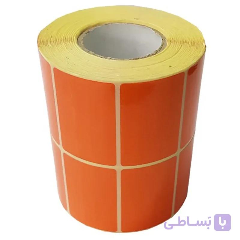 لیبل کاغذی سایز 51*34 دو ردیفه چاپ ریبونی