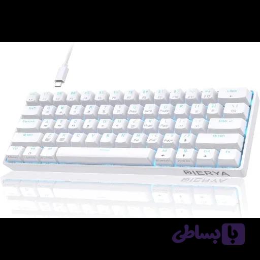 کیبورد مکانیکال DIERYA DK61SE سوییچ قرمز — تصویر 1
