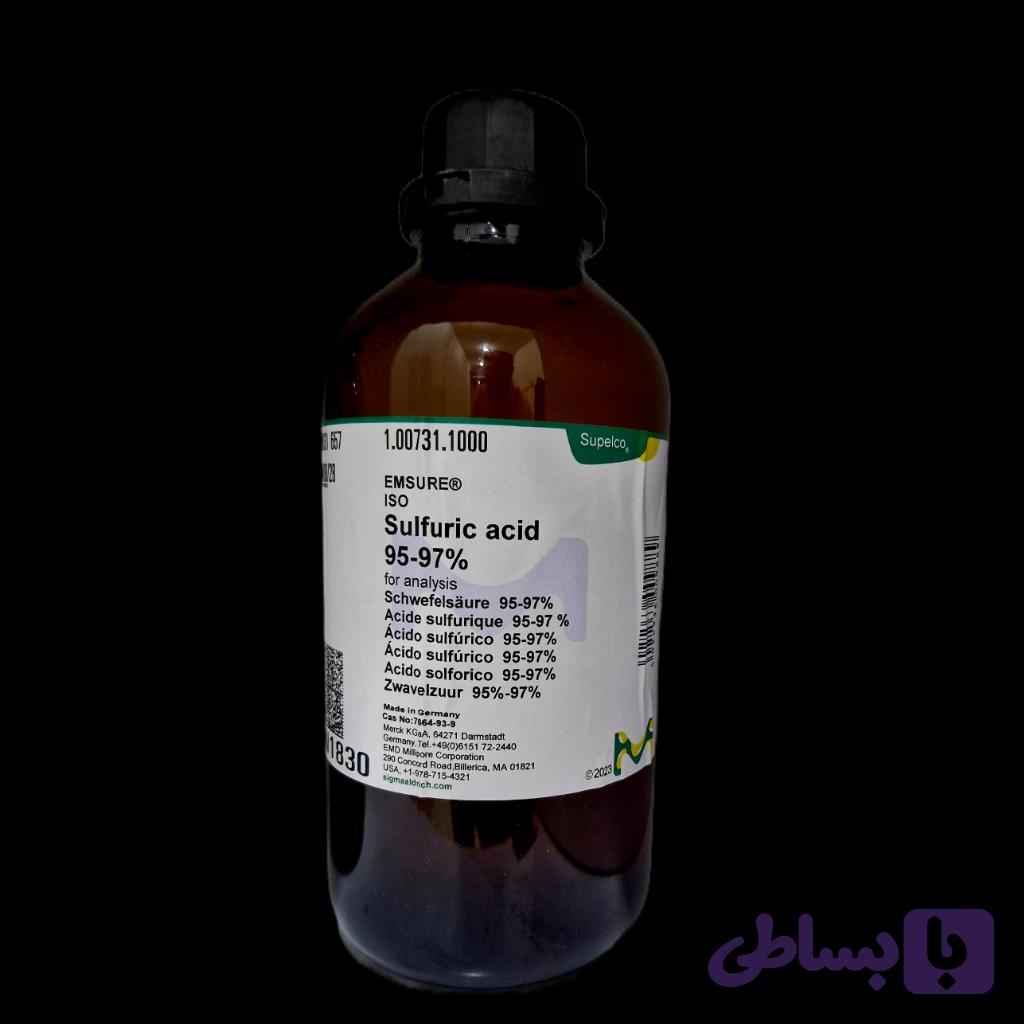 سولفوریک اسید مرک | Sulfuric Acid 95–97% – Merck Code: 100731