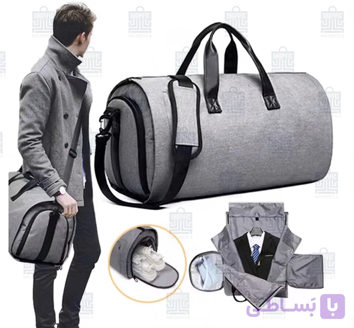 کیف مسافرتی تاشو مدل لایت‌گو – LITEGO Garment Duffel bag — تصویر 1