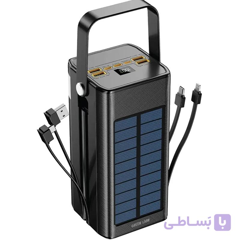 پاور بانک خورشیدی گرین لاین مدل GL-PX79 ظرفیت ۱۰۰ هزار میلی آمپر — تصویر 1