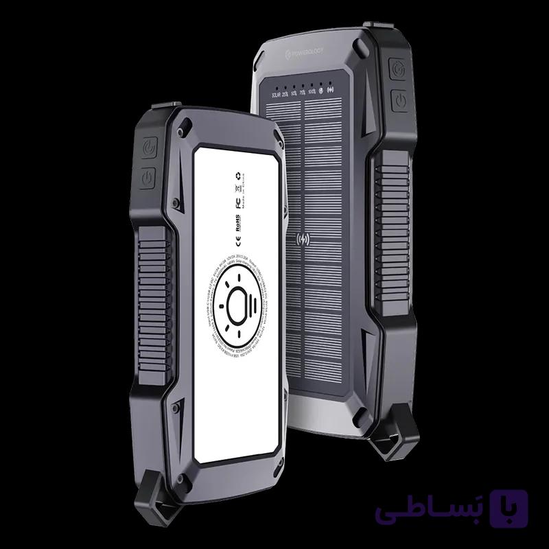 پاوربانک خورشیدی پاورولوژی ۴۰۰۰۰ مدل PPBCHA926BK — تصویر 1