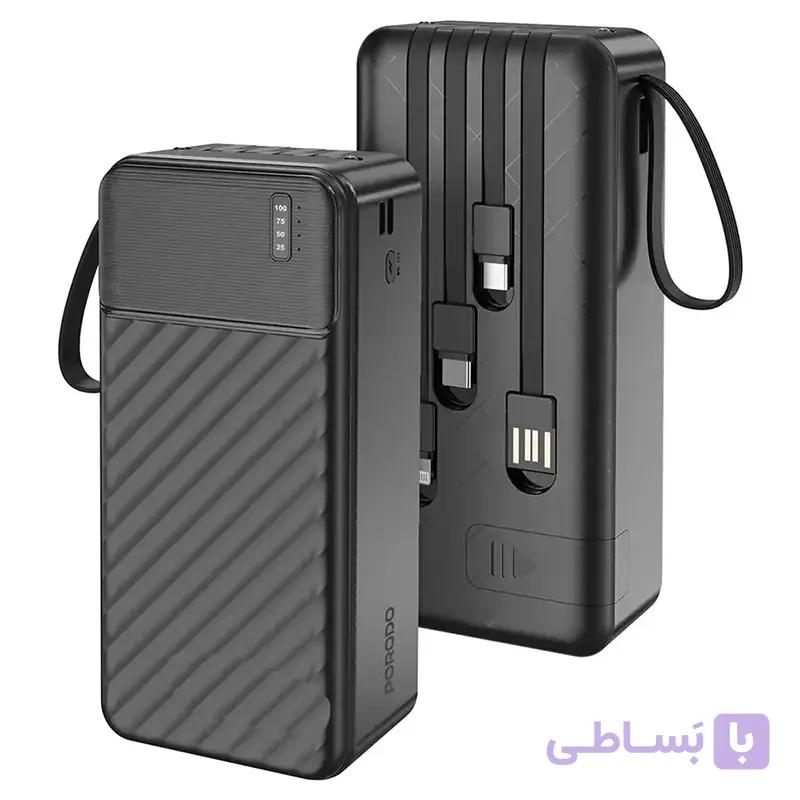 پاور بانک سی هزار 30000 پورودو Porodo مدل PDPBJ35BK — تصویر 1