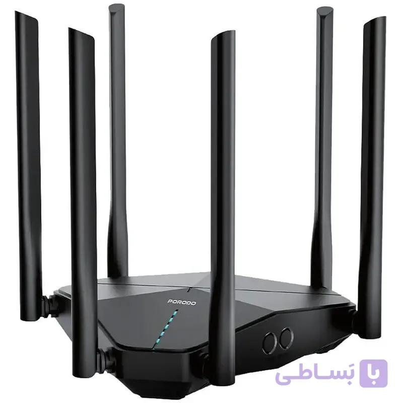 روتر بیسیم دو باند پرودو مدل PDLFST207 با ۶ آنتن ۴G LTE — تصویر 1