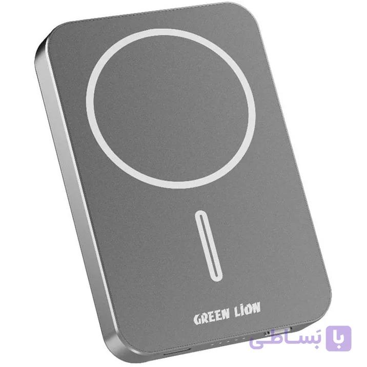 پاوربانک گرین مدل METZ MagSafe ظرفیت ۱۰ هزار میلی آمپر — تصویر 1