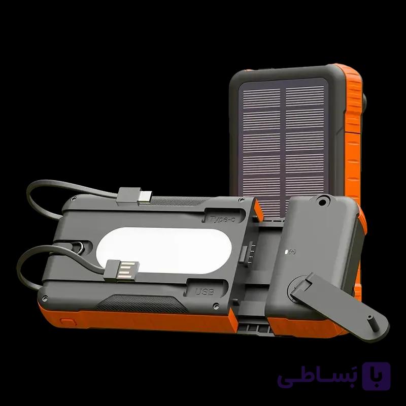 پاوربانک خورشیدی پورودو 20000 مدل PDPBSH200BK — تصویر 1