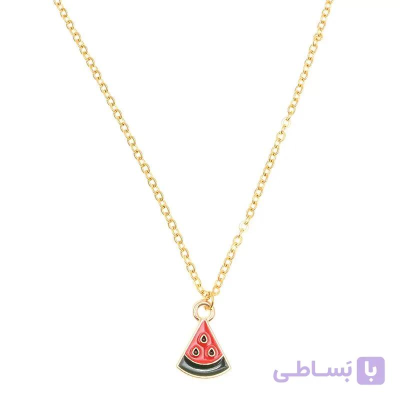 گردنبند زنانه طرح هندوانه