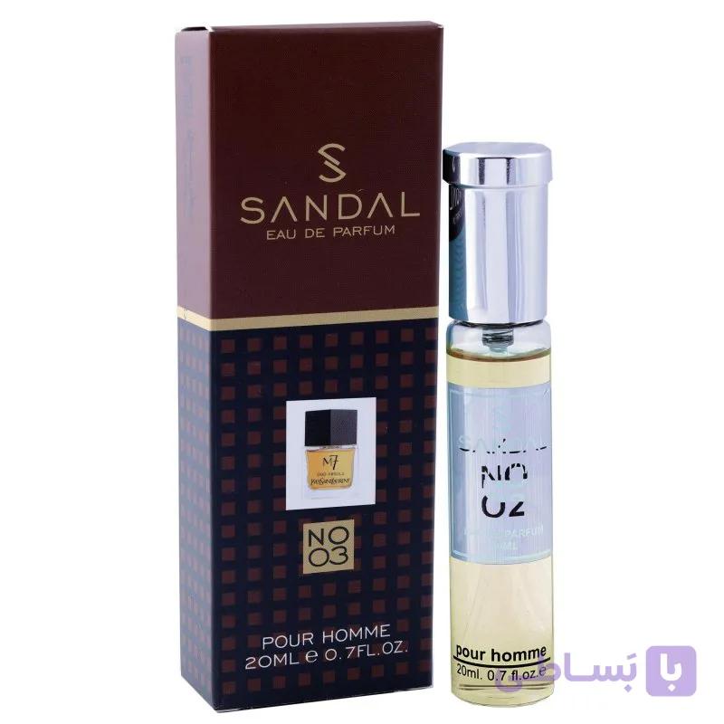 عطر جیبی مردانه صندل مدل M7 | رایحه شرقی و چوبی عود ابسلو | حجم 20 میلی لیتر