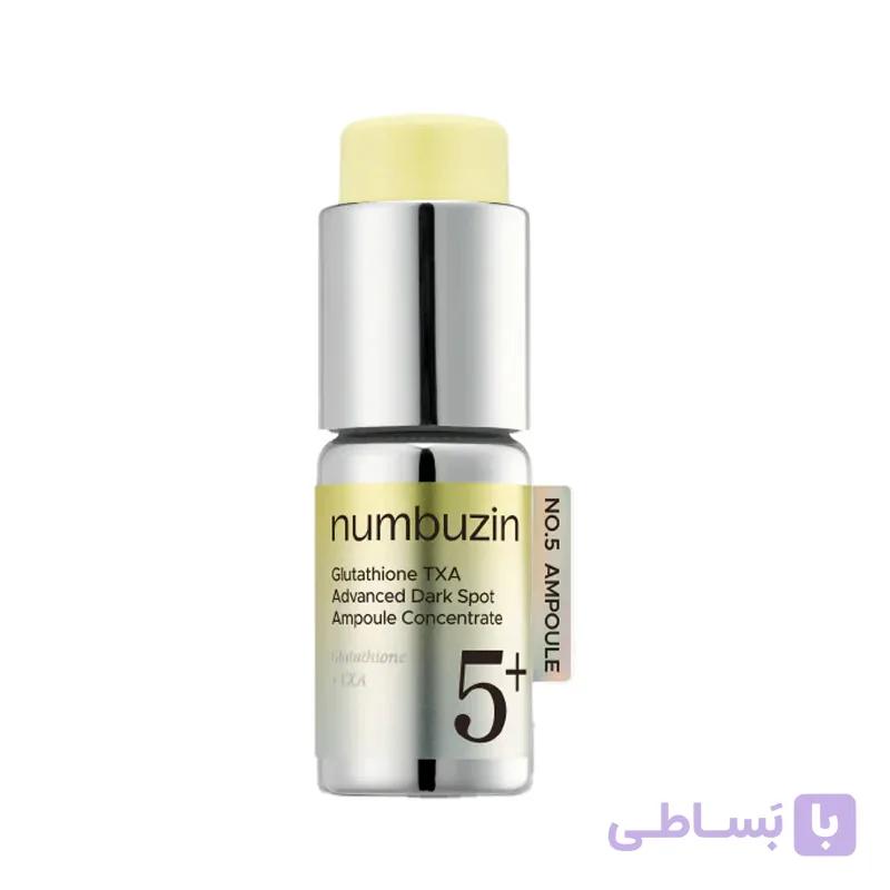 آمپول کنسانتره پیشرفته ضد لک گلوتاتیون TXA شماره 5 نامبوزین (ضمانت اصالت) — تصویر 1