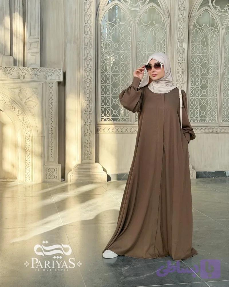 عبا نخی بلند جلو بسته نورا