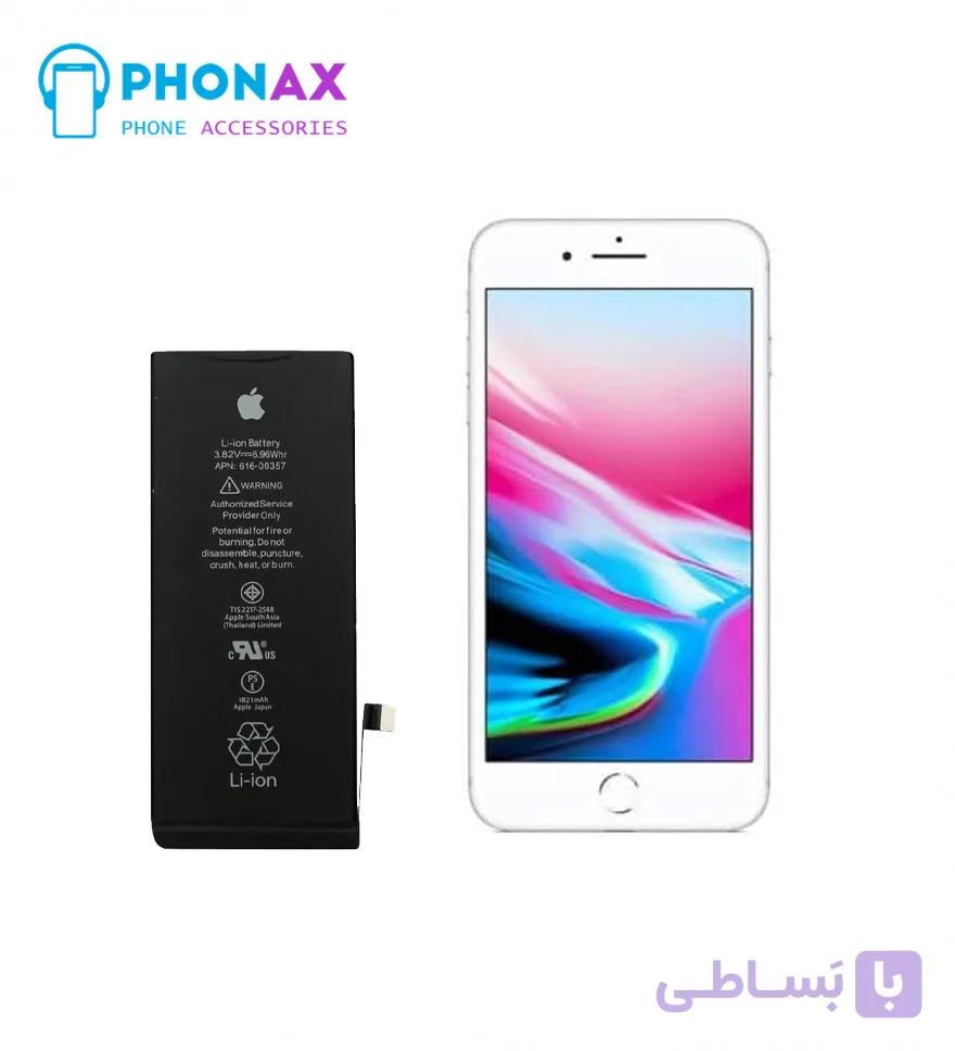 باتری Apple iPhone 8 با یکسال گارانتی و ضمانت تعویض (حتی بادکردگی)