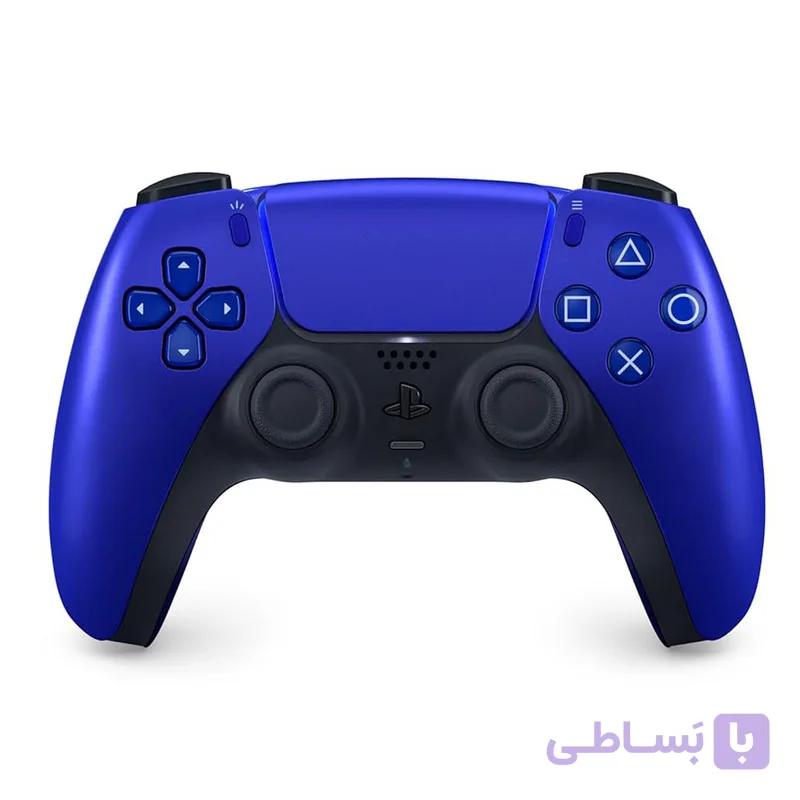 دسته بازی اورجینال Sony مدل PS5 DualSense Cobalt Blue آبی متالیک
