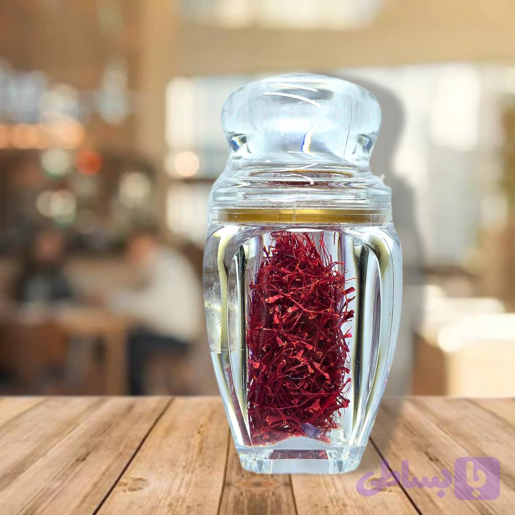 زعفران نگین طبیعی خشک - دو گرمی