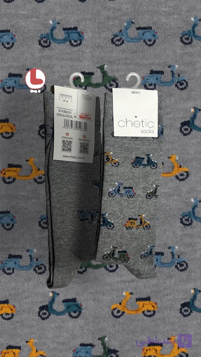 جوراب مردانه Chetic چتیک طرح وسپا Vespa