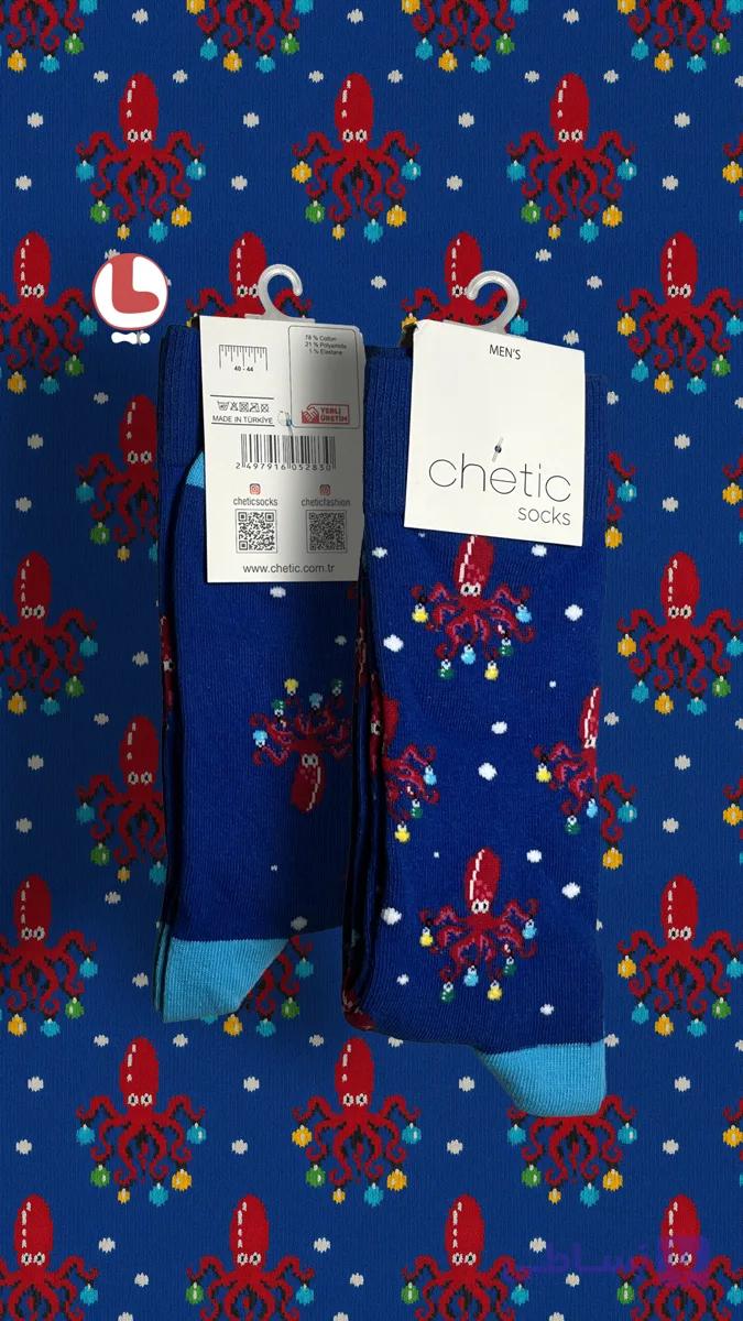 جوراب مردانه Chetic چتیک طرح اختاپوس
