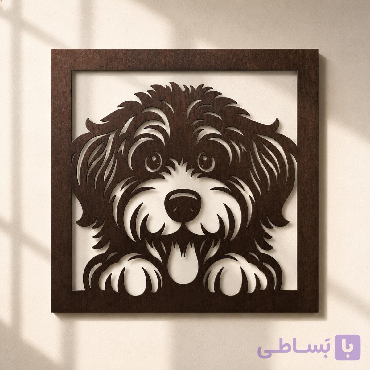 تابلو دکوری چوبی مدل CoCo — تصویر 1