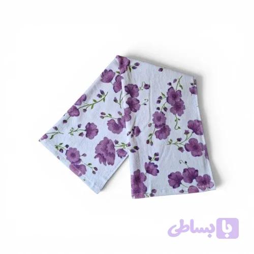 حوله دستی مخمل چاپی — تصویر 1
