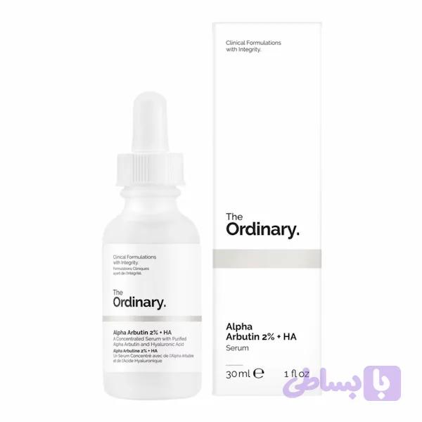 سرم آلفا آربوتین 2% + HA (ضد لک و روشن کننده) اوردینری اورجینال | The Ordinary Alpha Arbutin 2% + HA