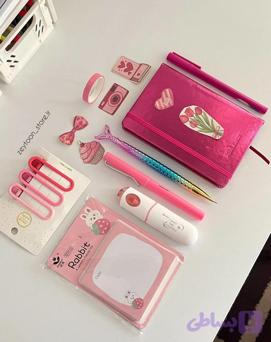 پک صورتی با ۹ آیتم کاربردی🎀✨