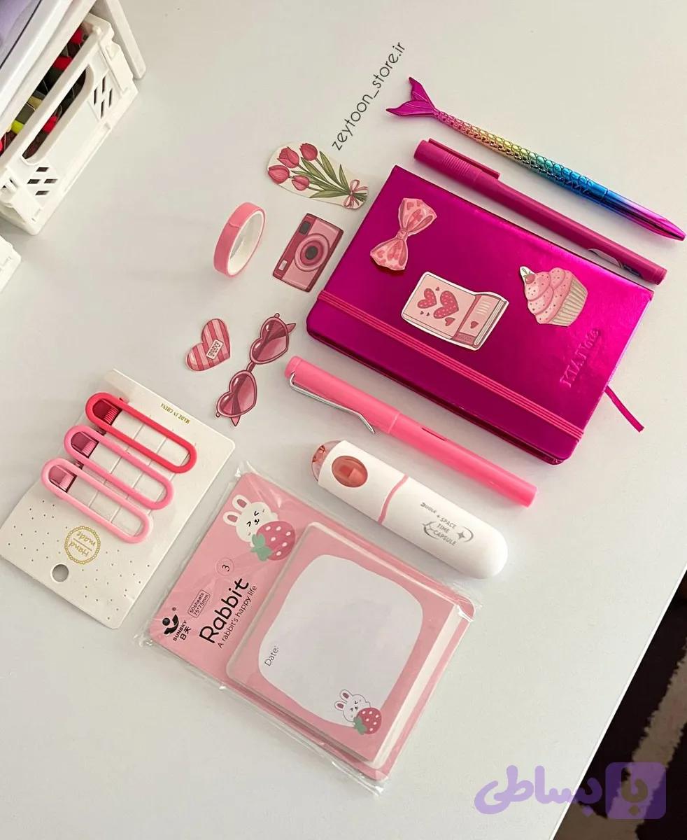 پک نازنازی سرخابی با ۹ آیتم کاربردی💖✨