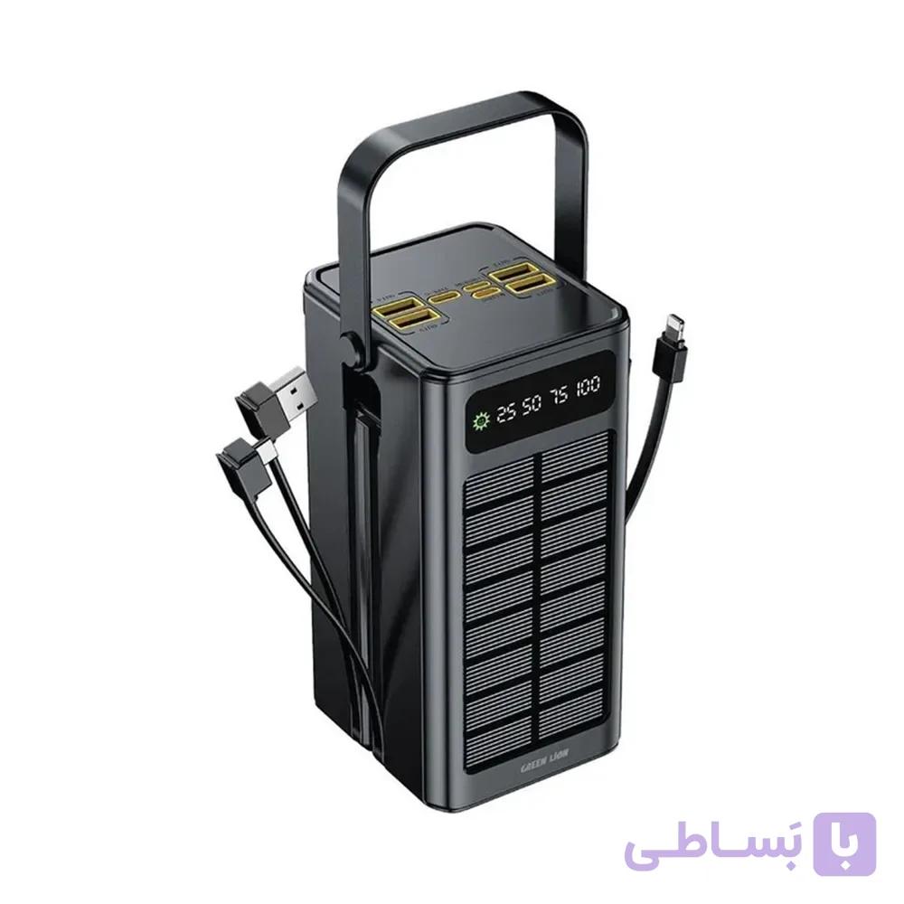 پاور بانک گرین لاین مدل Solar X ظرفیت 80000 میلی آمپر ساعت — تصویر 1