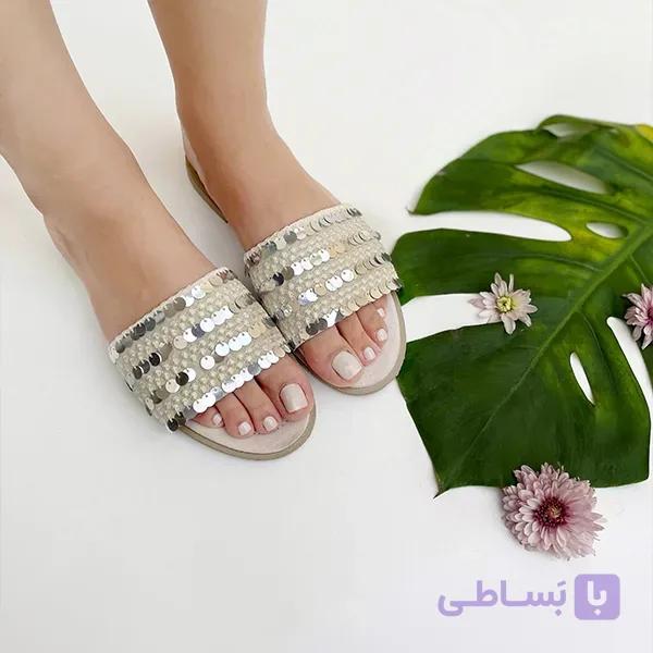 صندل زنانه پولكي كد PN01 — تصویر 1
