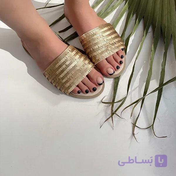صندل زنانه پولكي كد TR01 — تصویر 1