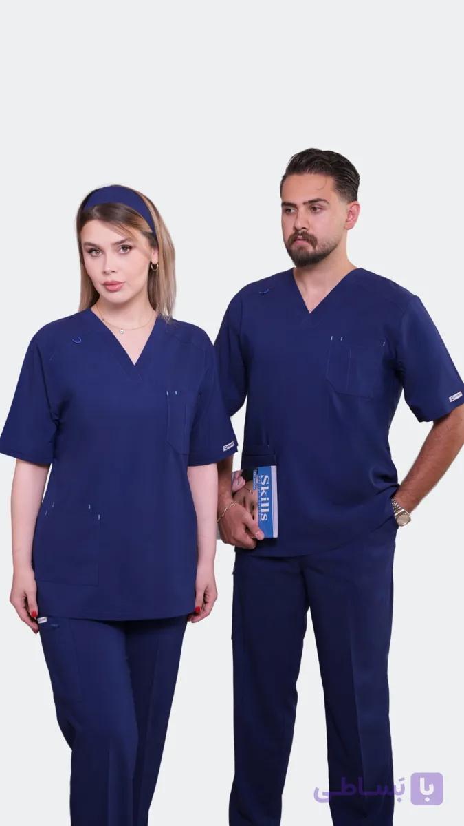 اسکراب پزشکی کشی مدل پرو آبی کاربنی