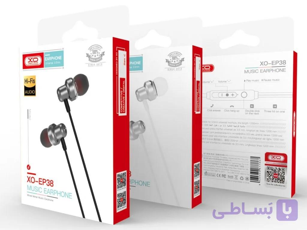 هندزفری با سیم برند ایکس او مدل EP38