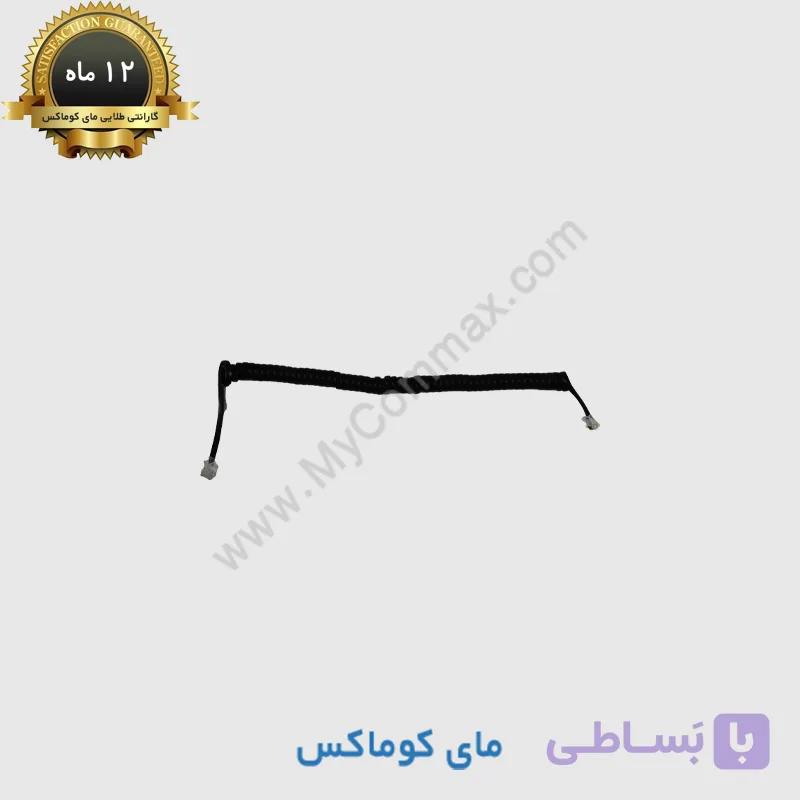 بند گوشی آیفون تصویری دو سر سوکت مشکی