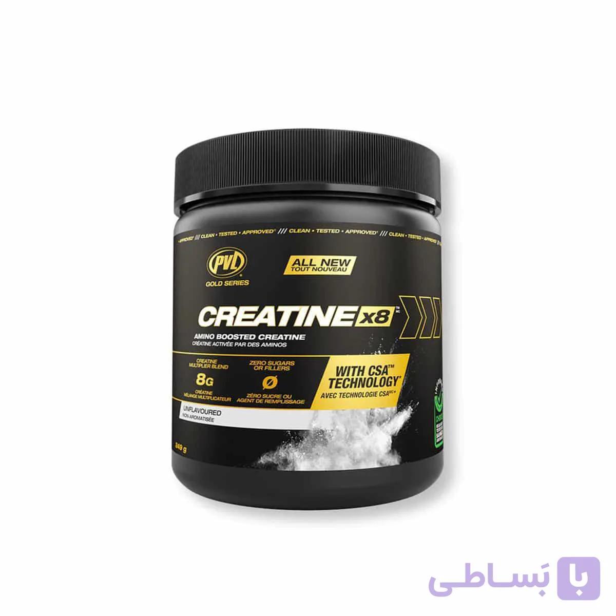 کراتین گلد ترکیبی پی وی ال ۲۴۹گرم (PVL Creatine X8)