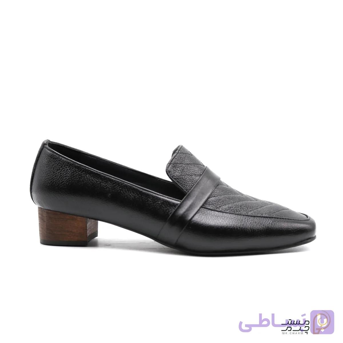 کفش زنانه مجلسی چرم mrc2121-09 — تصویر 1
