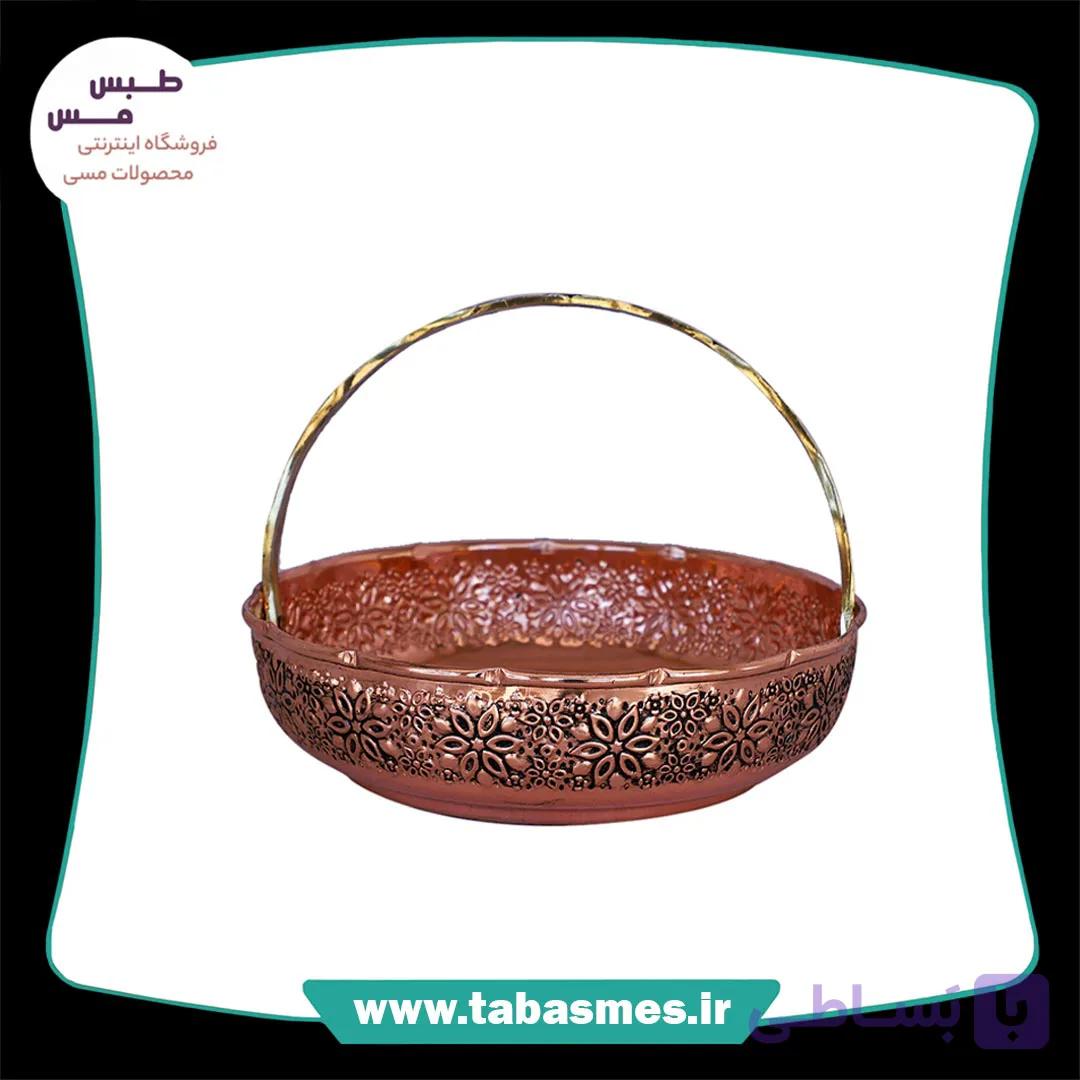 سبد مسی مدل رز گل سایز2 کروم — تصویر 1