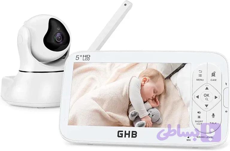 دستگاه مانیتور کودک بیبی کم جی‌اچ‌بی (GHB) با صفحه‌نمایش LCD — تصویر 1