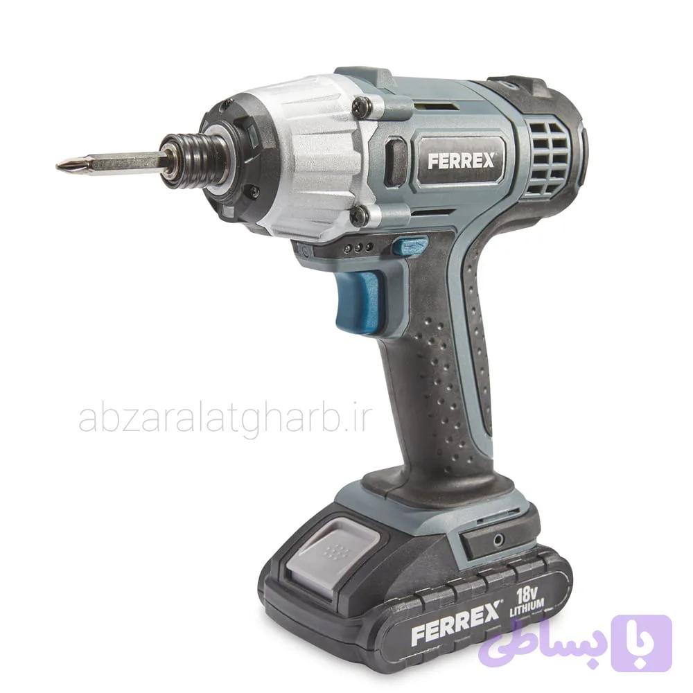 پیچ گوشتی شارژی ضربه ای فرکس 18 ولتی اصلی Ferrex 18V Impact — تصویر 1