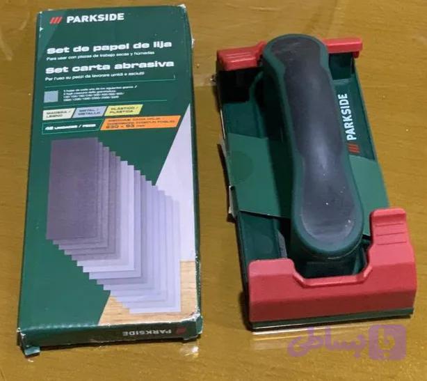 سنباده دستی و کاغذهای سنباده پارکساید (Parkside) — تصویر 1