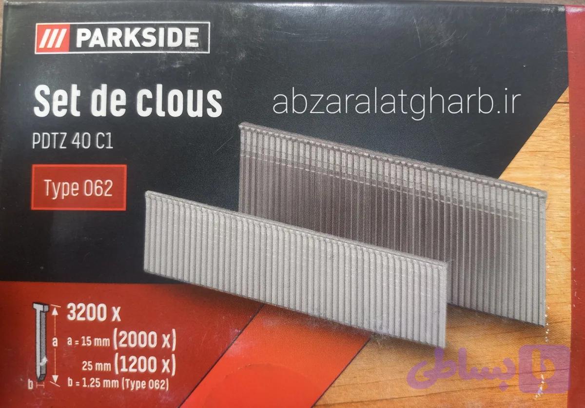 میخ کوب تایپ062 مدل PDTZ 40 C1 پارکساید (25 میلی‌متر / 15 میلی‌متر) 3200 عددی — تصویر 1