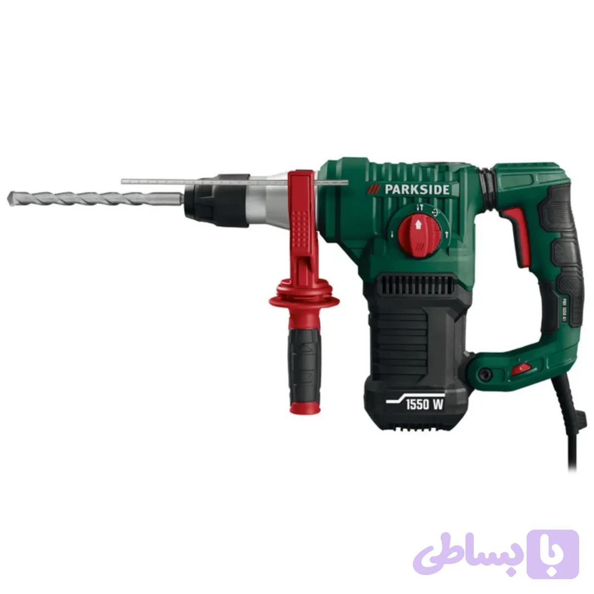 بتن کن (چکش تخریب) 1550 وات پارکساید سه کاره مدل PARKSIDE PBH 1550 A1ظرفیت ۵ کیلوگرم — تصویر 1