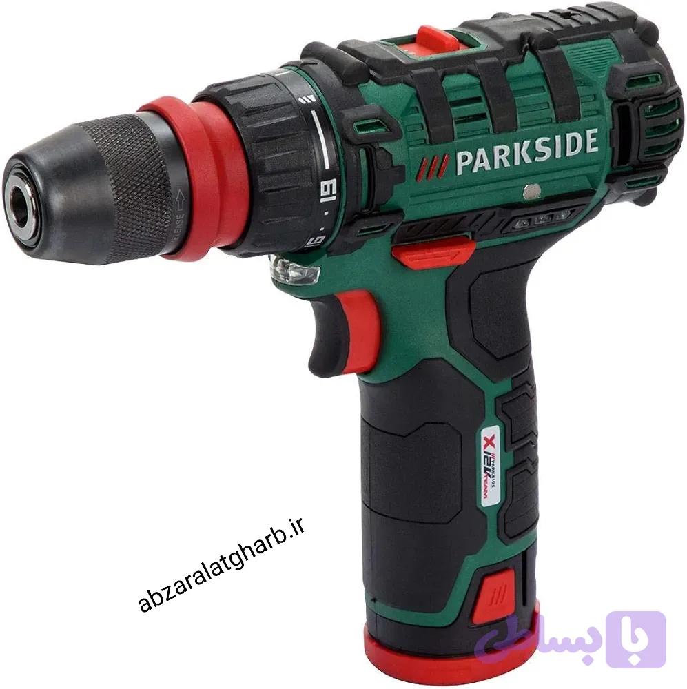 دریل شارژی 12 ولت دو کاره پارکساید آلمان مدل PBSA 12 D3( تکمیل همراه با باتری وشارژر) — تصویر 1
