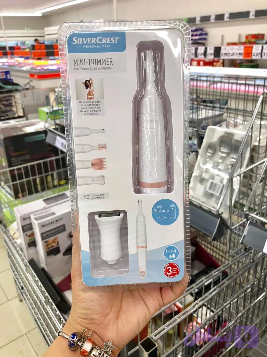 شیور زنانه مینی تریمر اصلاح مو سیلور کرست مدل SPS 1.5 A1 Rose — تصویر 1
