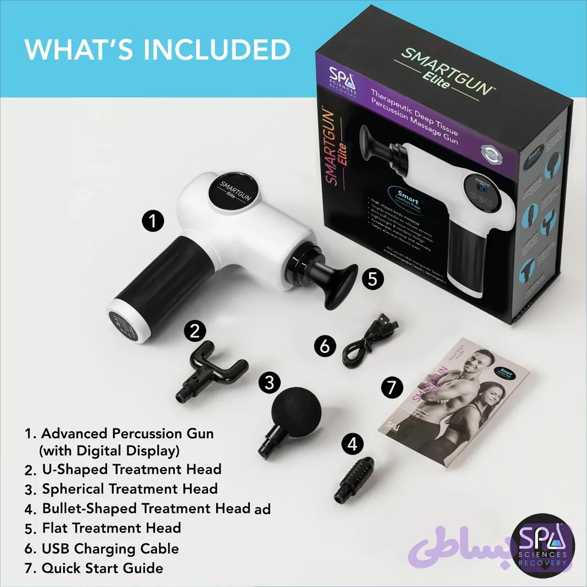 تفنگ ماساژ کوبه ای بافت عمیق SMARTGUN — تصویر 1