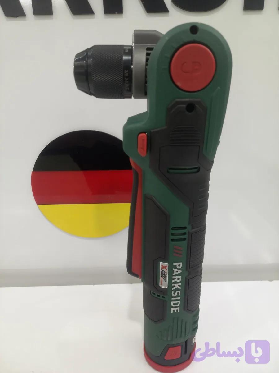 دریل سرکج شارژی (سه نظام فلزی) اصلی پارکساید مدل PWBSA 12 A1 — تصویر 1