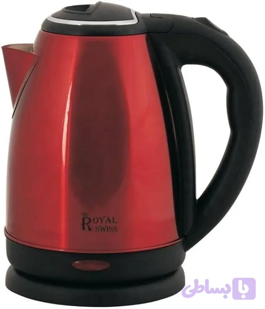 کتری برقی رویال سوئیس مدل LGR-11518 استیل ضد زنگ ۱.۸ لیتر ۱۵۰۰ وات – چرخش ۳۶۰ درجه — تصویر 1