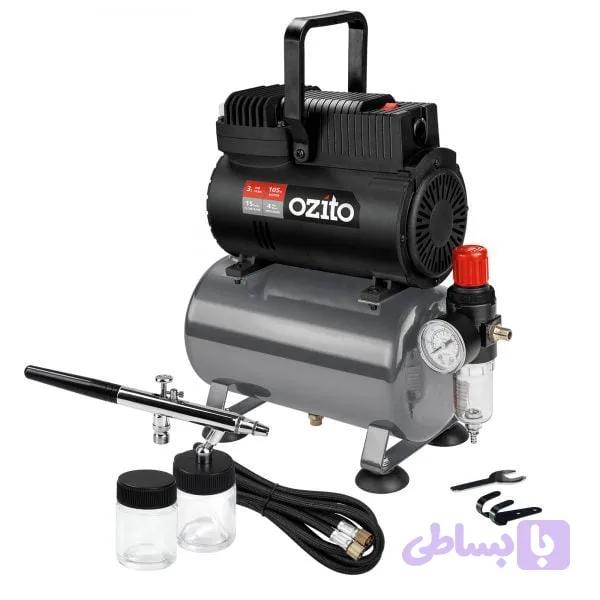 پمپ ایربراش و مینی کمپرسور بادی اوزیتو استرالیا مدل MACK-300 — تصویر 1