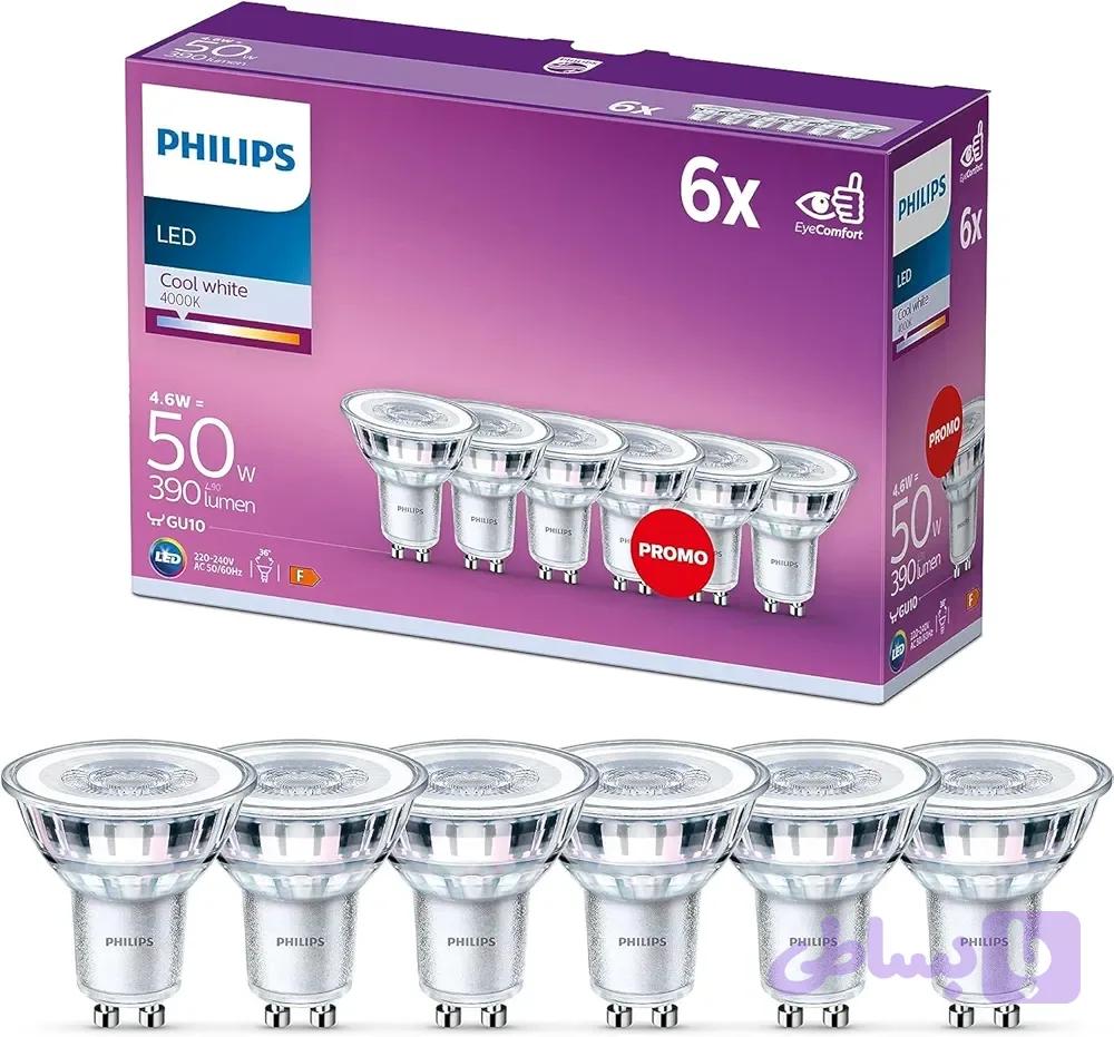لامپ LED کلاسیک فیلیپس (GU10 اسپات) — تصویر 1