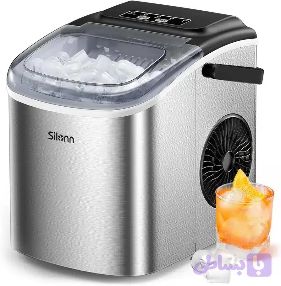 دستگاه یخ‌ساز رومیزی Silonn — تصویر 1