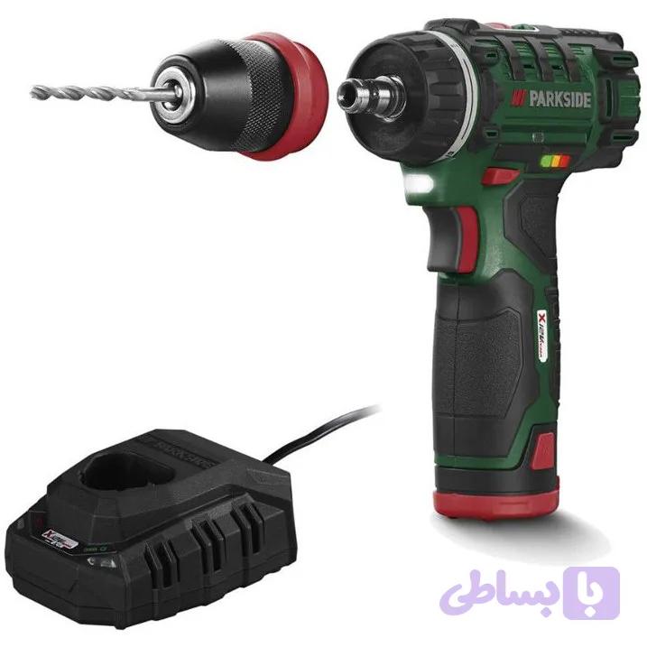 دریل و پیچ‌گوشتی شارژی Parkside PBSPA 12 E4 — تصویر 1