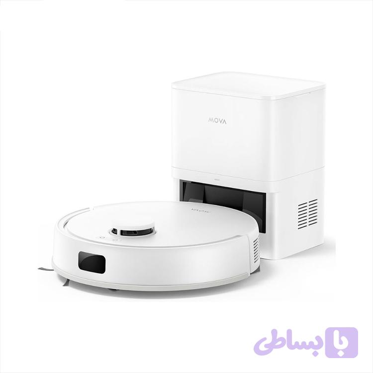 جارو رباتیک مووا E20 Plus | پایگاه تخلیه خودکار | ۵۰۰۰ پاسکال Vormax (دستگاه آکبند هست) — تصویر 1